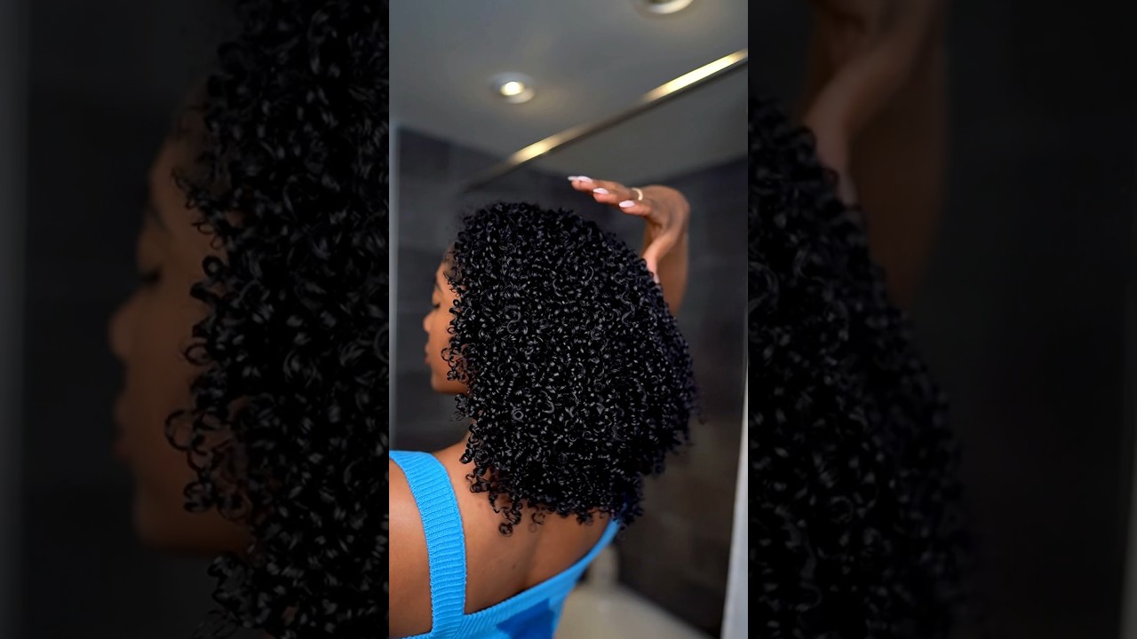 💦EXTRA Defined + Juicy Wash & Go! #naturalhair #curlyhair #washandgo #hairstyles
