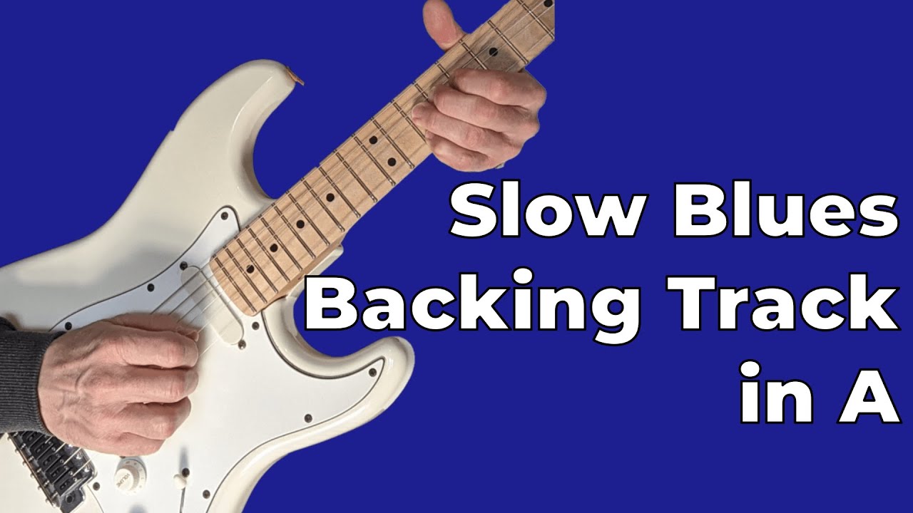 Backing Track. Jam to this Slow Blues Backing Track in A.