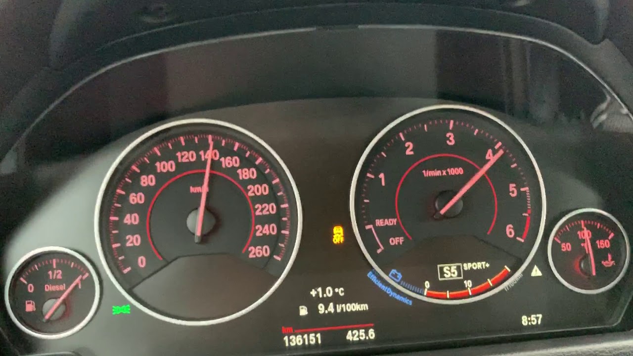 Bmw 335d acceleration 313KM 0-100 f30