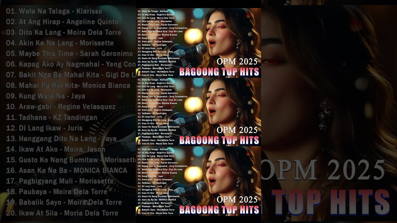 BAGONG ACOUSTIC OPM 2025 🎶 TAGALOG ROMANTIC HITS 2025