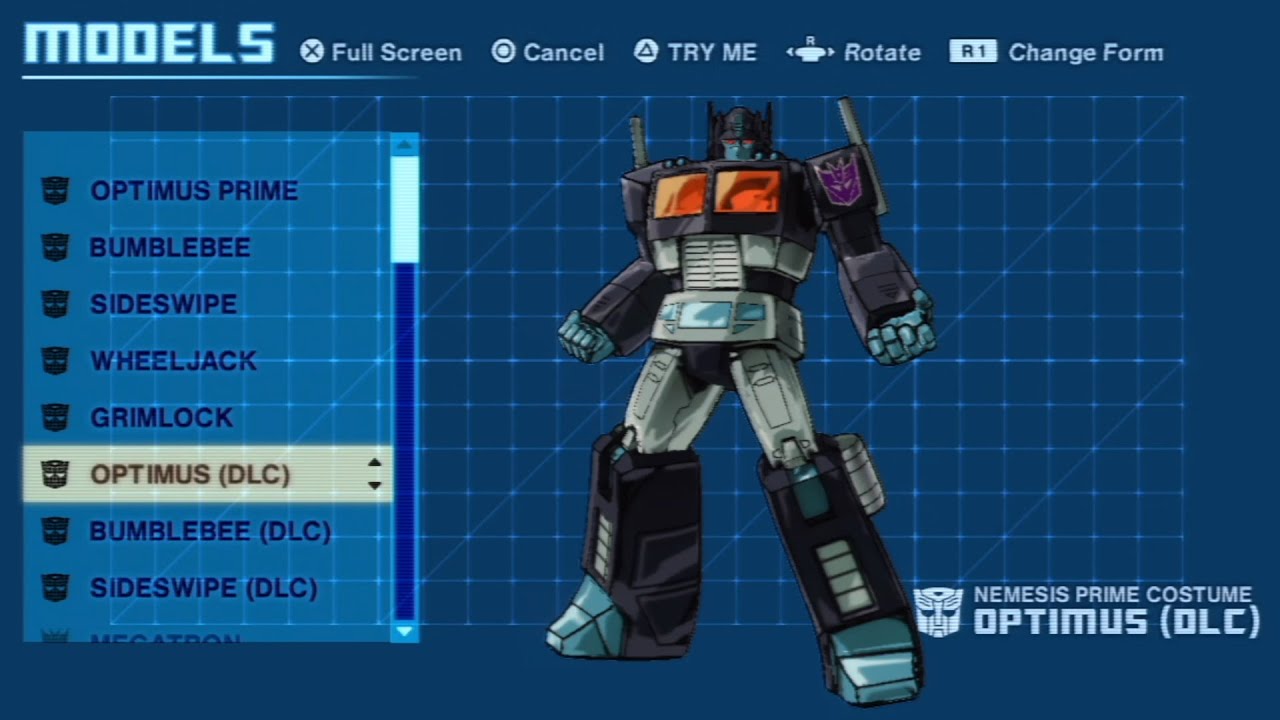 Transformers: Devastation All Characters/Autobots (Including DLC) [PS3]