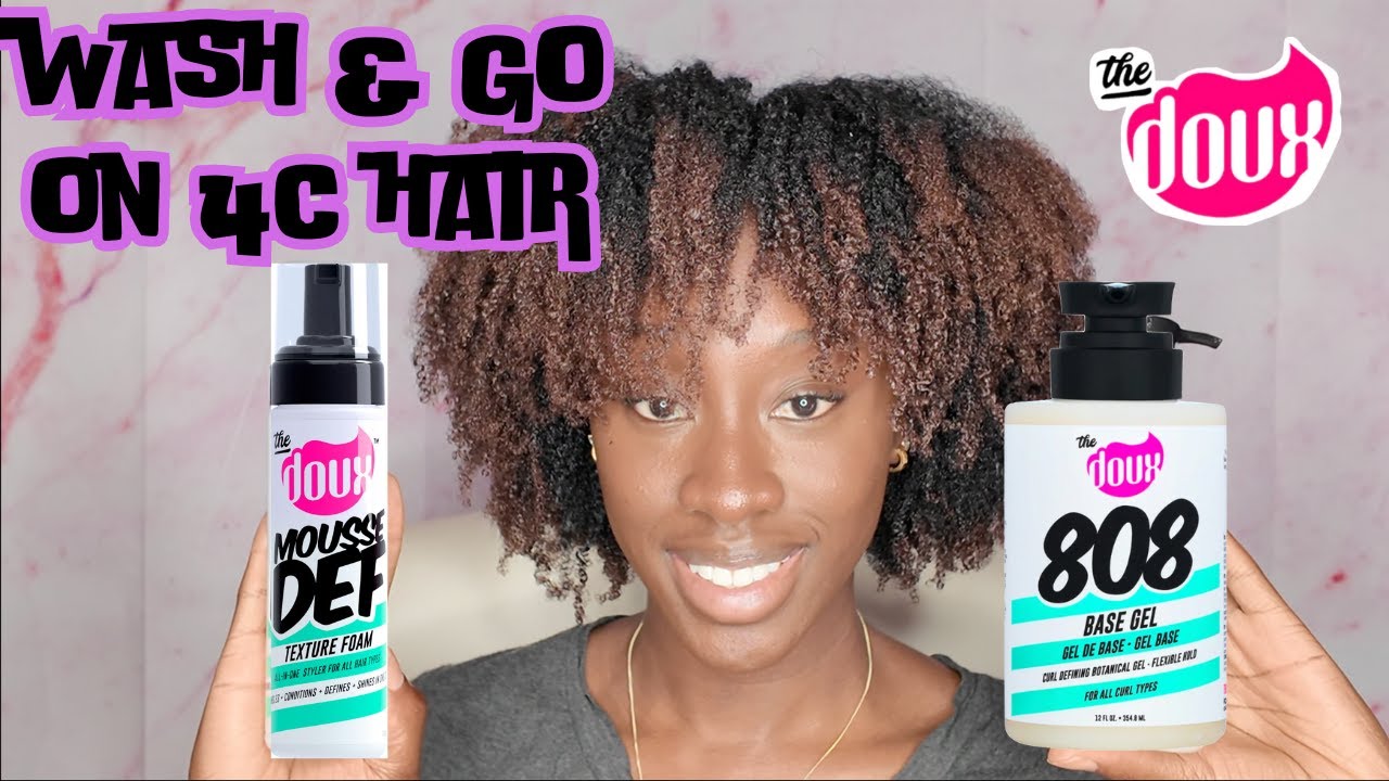 Wash & Go: The Doux 808 Base Gel & Mouse Deff on Type 4 Hair