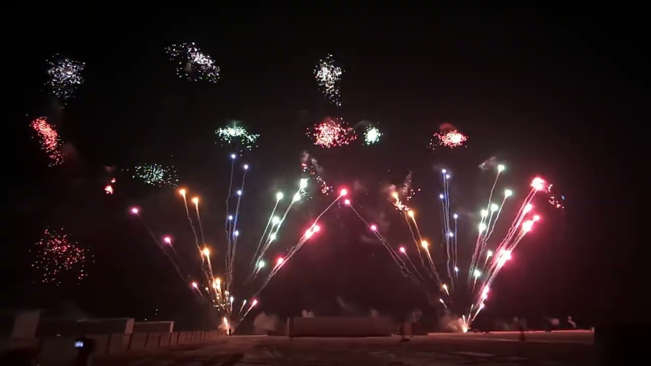 Vuurwerk (Feu d'artifice) Knokke-Heist 2023 - Régie Fête / Frankrijk