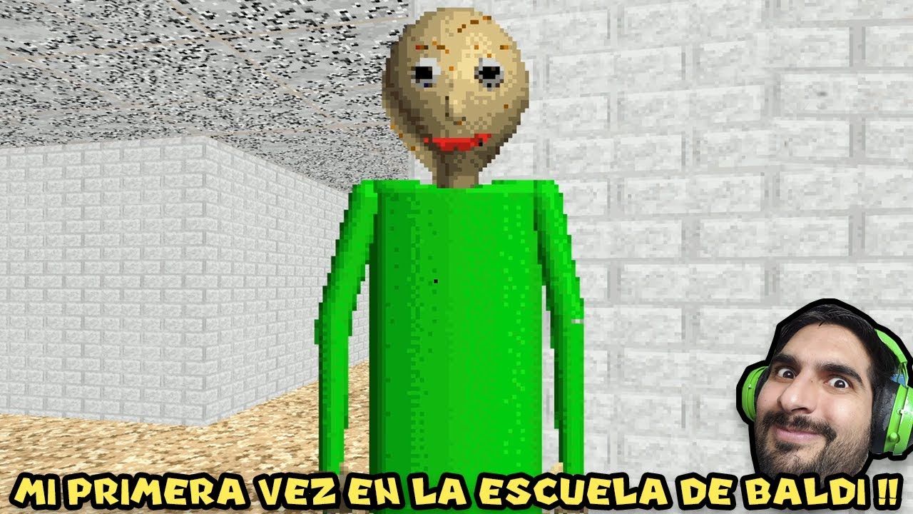 MI PRIMERA VEZ EN LA ESCUELA DE BALDI !! - Baldi's Basics Classic Remastered con Pepe el Mago
