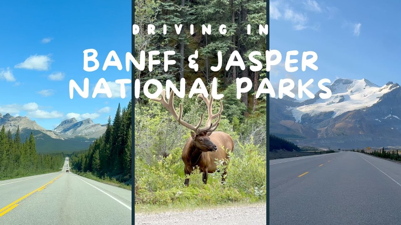 Driving in Banff and Jasper National Parks, Canada