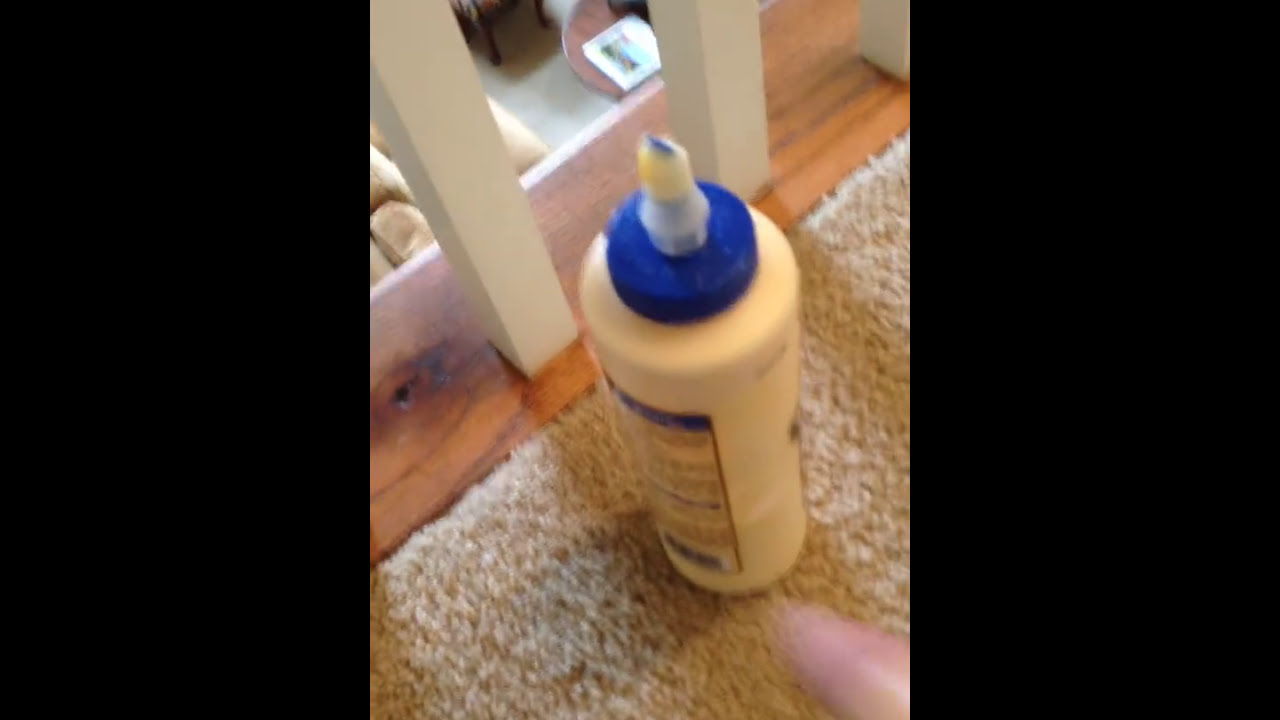 Replacing broken stair spindle baluster