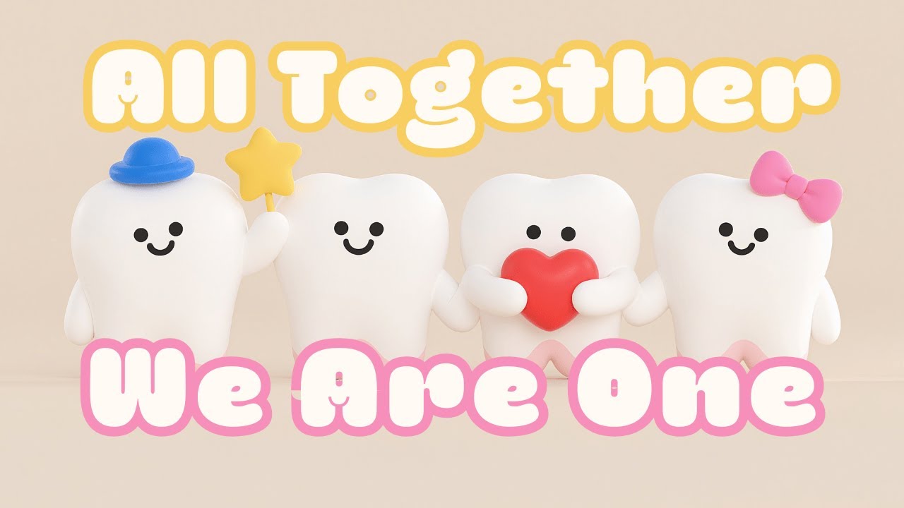 😁All Together We Are One | Children Bible song | 1 Corinthians 12 | Be United Like our Teeth