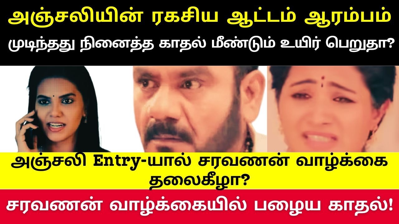கோவிலில் தொடங்கிய சந்திப்பு… இப்போ ரகசிய உரையாடல்! சரவணன் மனசு சாயுதா? சரவணன் மீண்டும் காதல் வலையில்