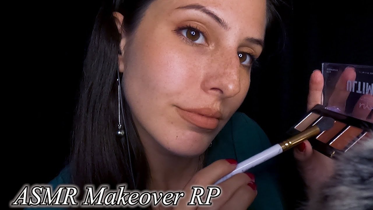 ASMR Makeover Close Up Whispered Roleplay • АСМР На Български • Ролева игра : Преобразяване,Грим