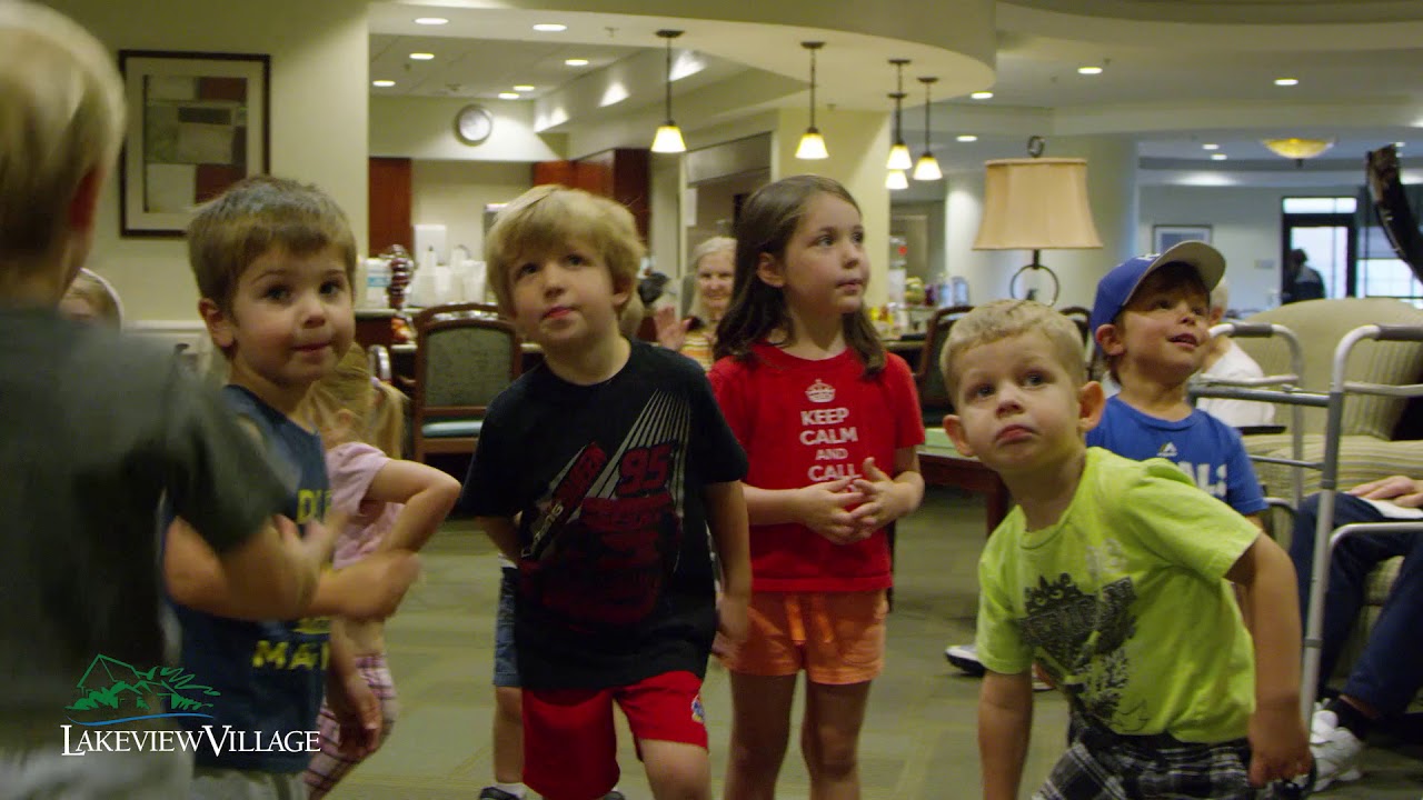 Inter-generational Daycare Enriches the Lives of Seniors and Young Children