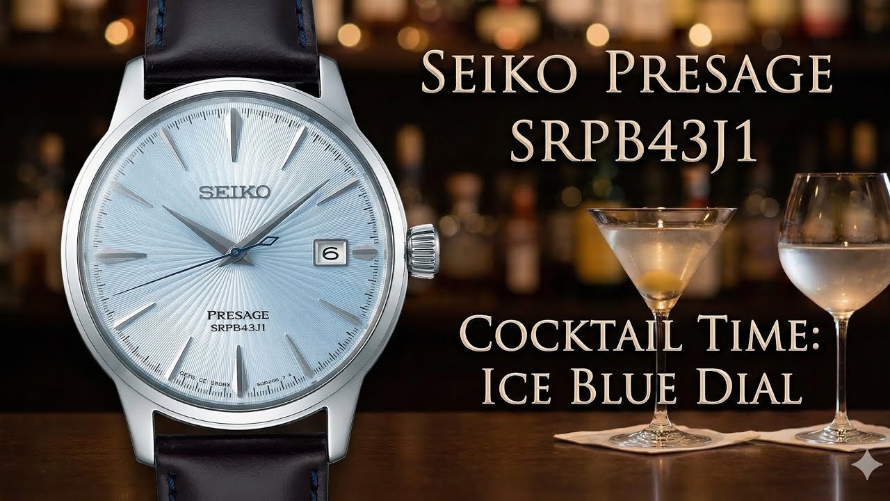 Trên tay Seiko Presage Cocktail Blue Moon SRPB43J1 : Đẳng cấp nội địa nhật | TIMEWISE