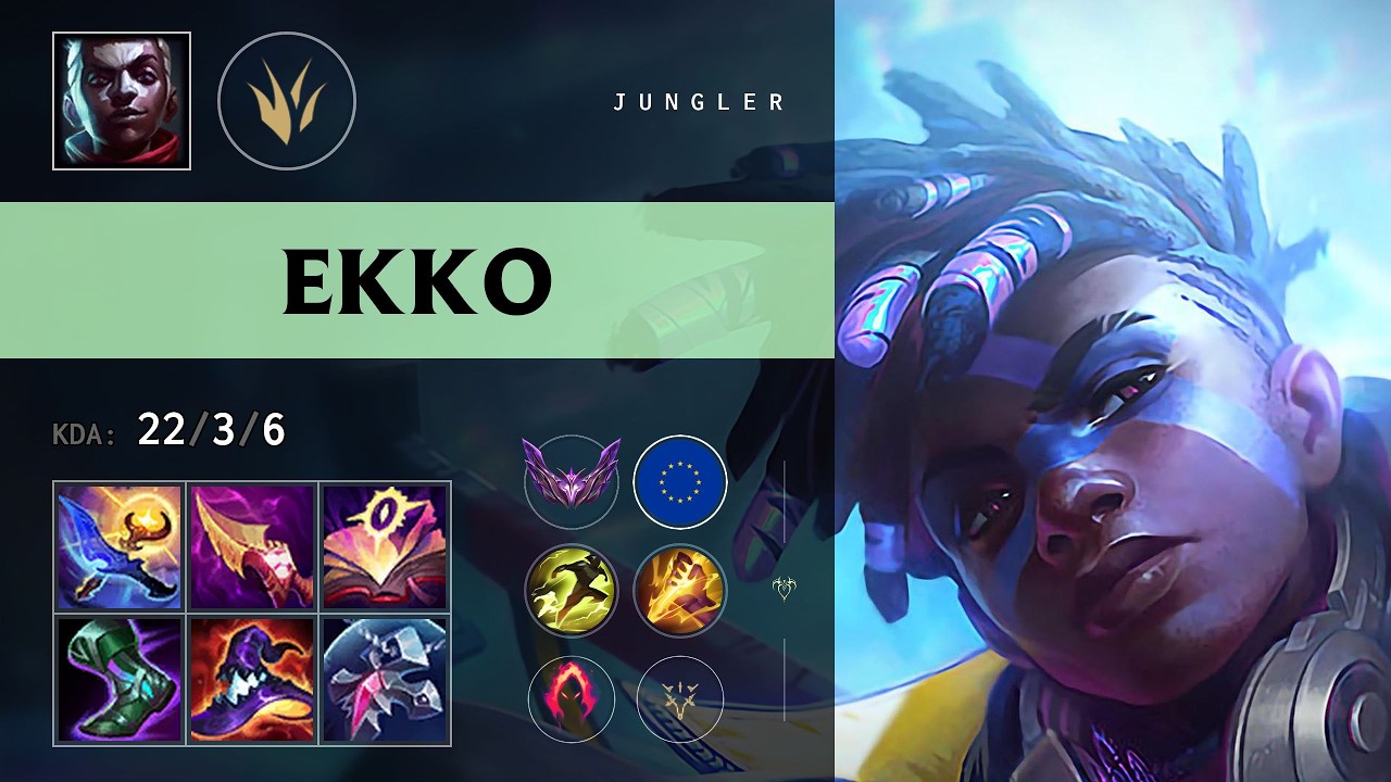 Ekko Jungle vs Nunu & Willump - EUW Master Patch 26.14