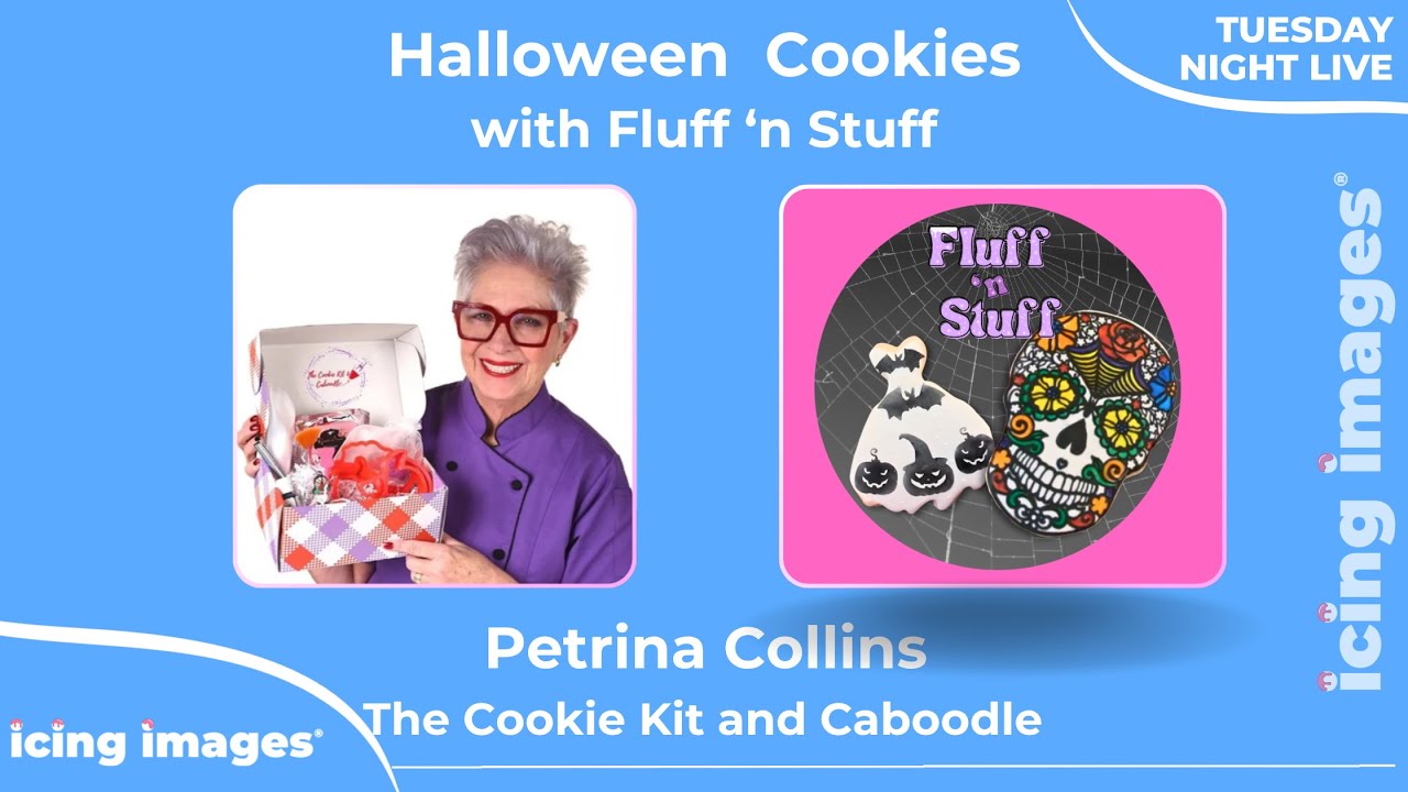 Icing Images LIVE presents Petrina Collins - Halloween Cookies and Royal Icing