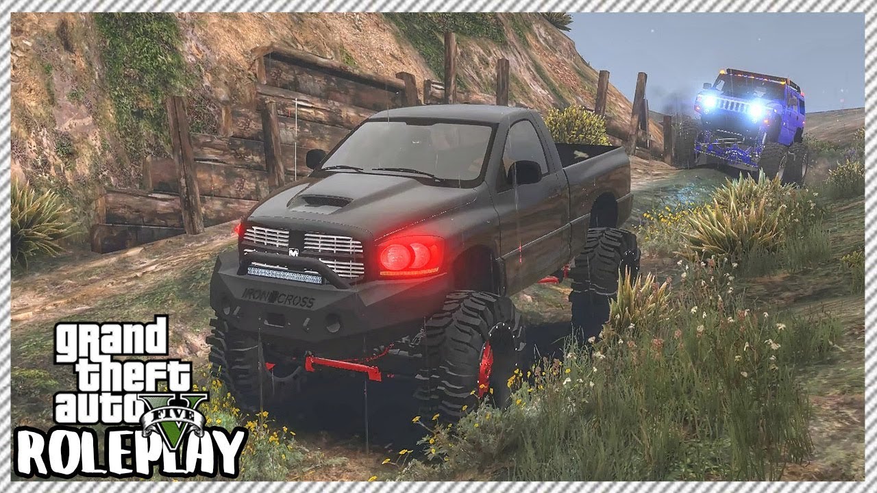 Ролевая игра GTA 5 — «ОПАСНАЯ» поездка по бездорожью в грозу | RedlineRP #267