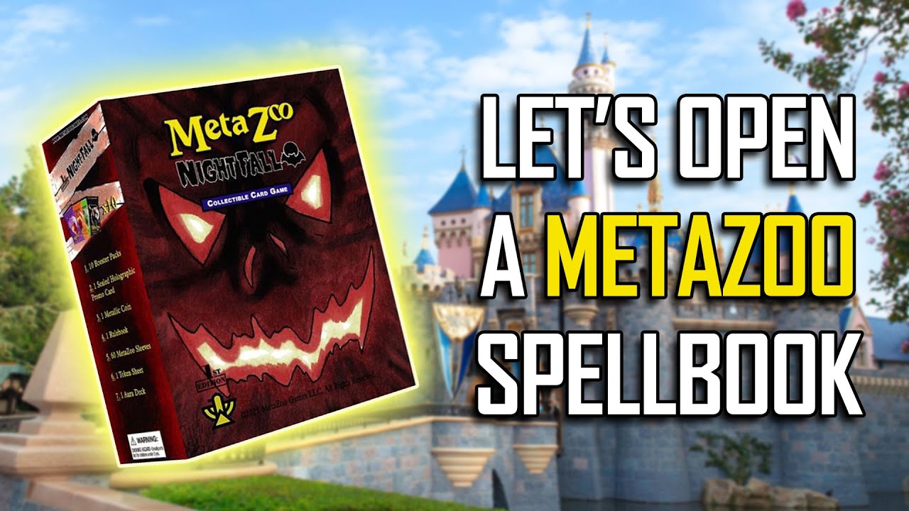 Let's Open a MetaZoo Nightfall Spellbook at Disneyland! (Unboxing + Vlog) 📕