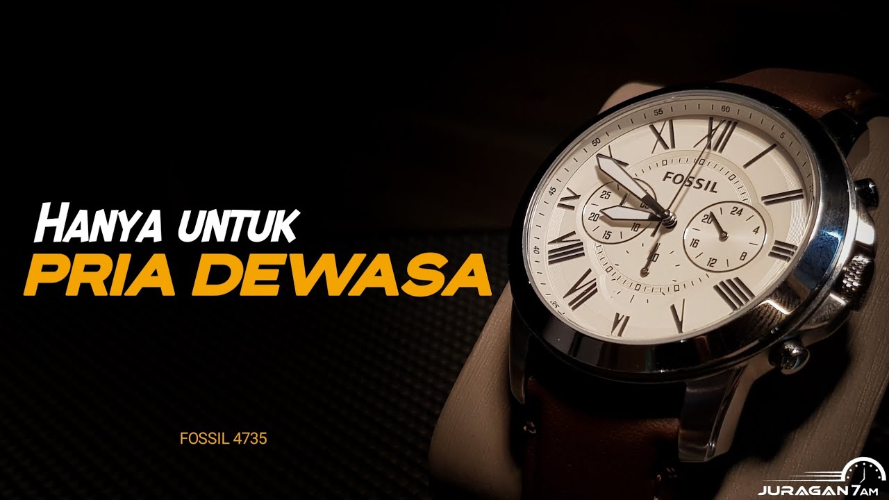 CLASSIC BERKELAS! JAM TANGAN PRIA FOSSIL 4735 0RIGINAL ‼