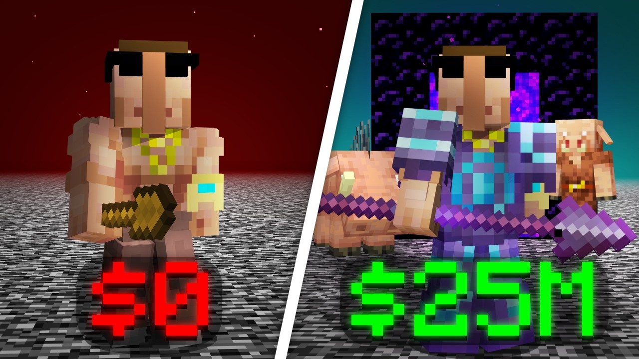 Getting RICH From The Nether Roof On DonutSMP!