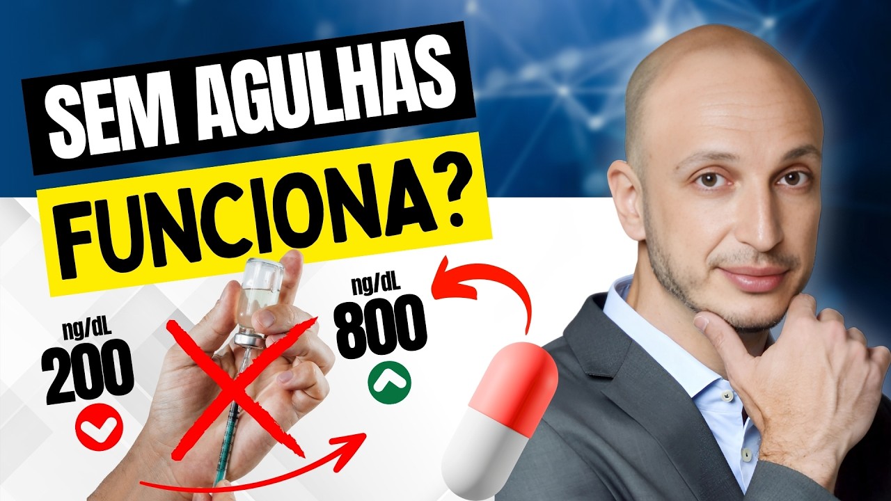 SEM AGULHAS: O FUTURO DA TESTOSTERONA CHEGOU