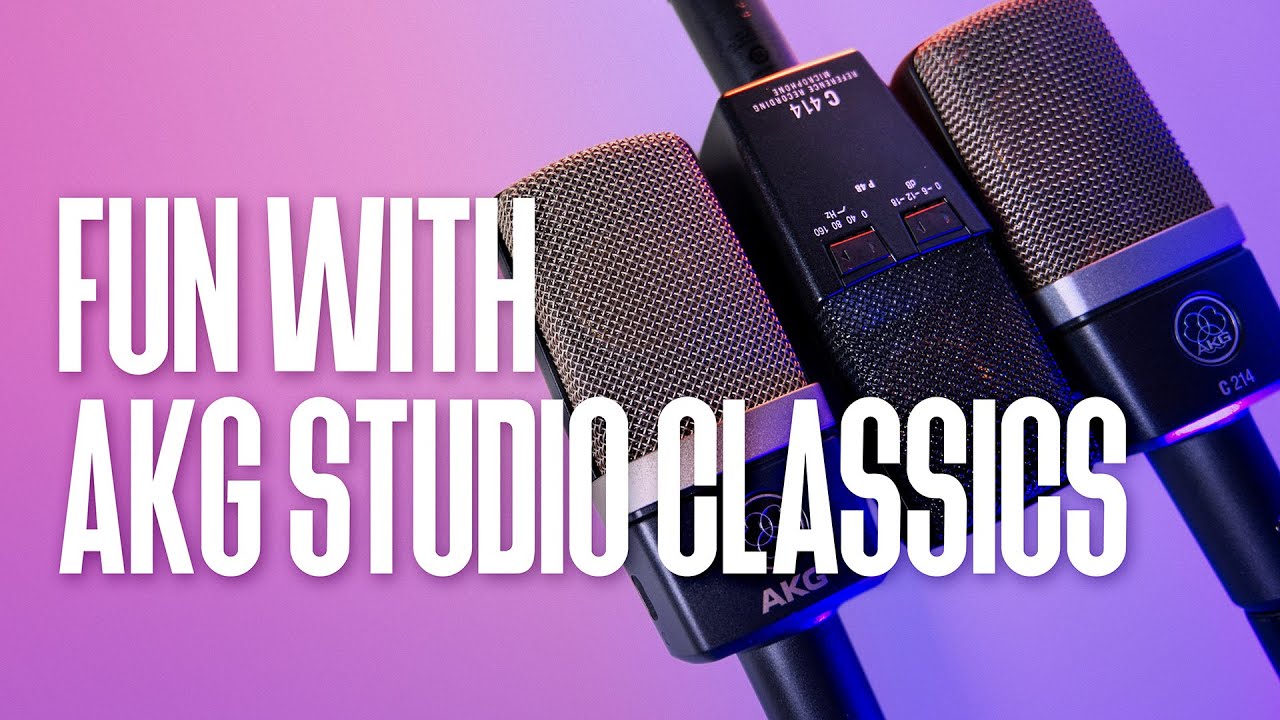 AKG studio classic microphones — Comparison of the AKG C214, C314, & C414 XLS