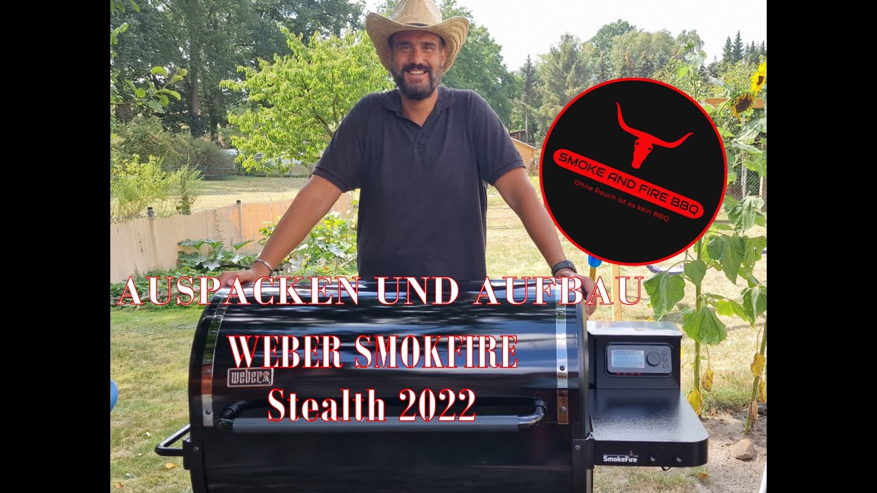 Auspacken und Aufbau vom Weber SmokFire EPX6 STEALTH Edition