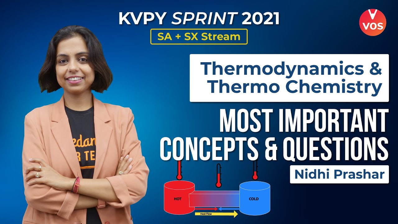 THERMODYNAMICS | KVPY Chemistry | SA + SX Stream | Class 11 & 12 | KVPY Preparation | Nidhi Mam |VOS