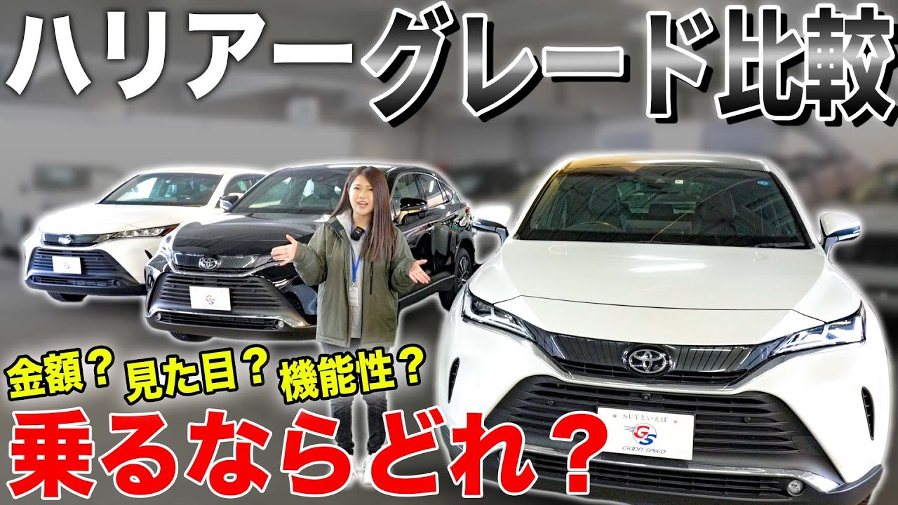 【トヨタハリアー】80ハリアーのグレードS・G・Zを比較してみました！