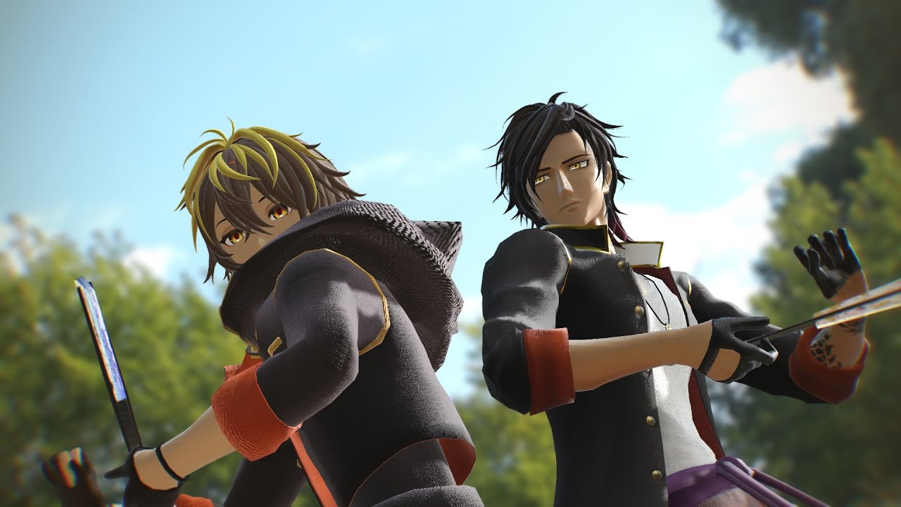 【MMD刀剣乱舞】　『バケモノダンスフロア』　広光兄弟 (sdPBR)