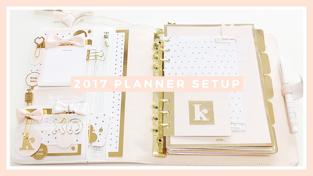 2017 PLANNER SETUP & FLIP THROUGH | KIKKI K LARGE A5