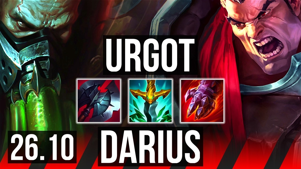URGOT vs DARIUS (TOP) | KR Master | 26.10