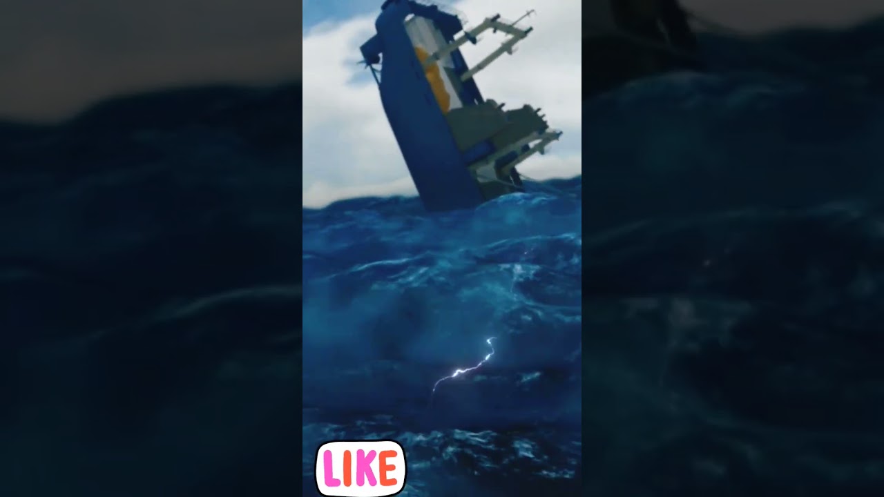 Ship Sinking 🛳️💥🌊#short #shorts #shipsinking #ship