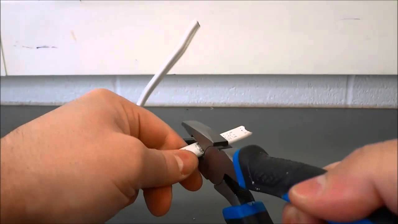 How To Strip Wires Without Wire Strippers-Using Pliers Instead