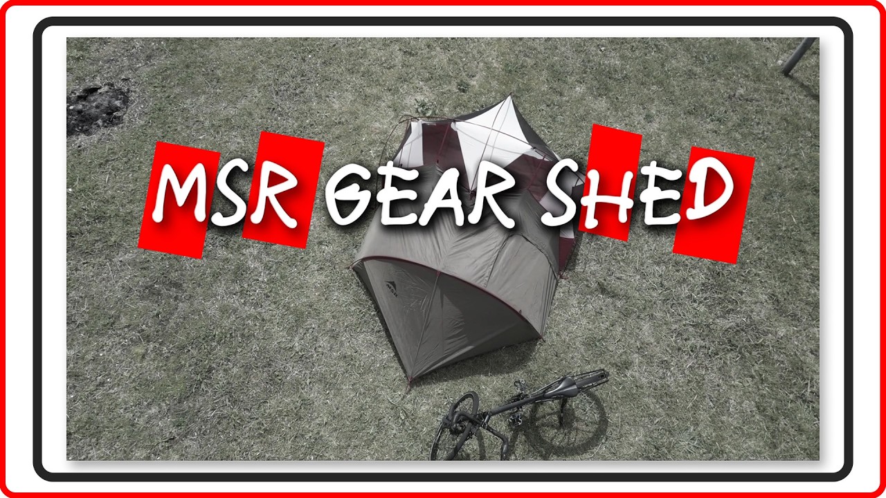 MSR GEAR SHED:The perfect bike shelter for your bikepacking adventures?