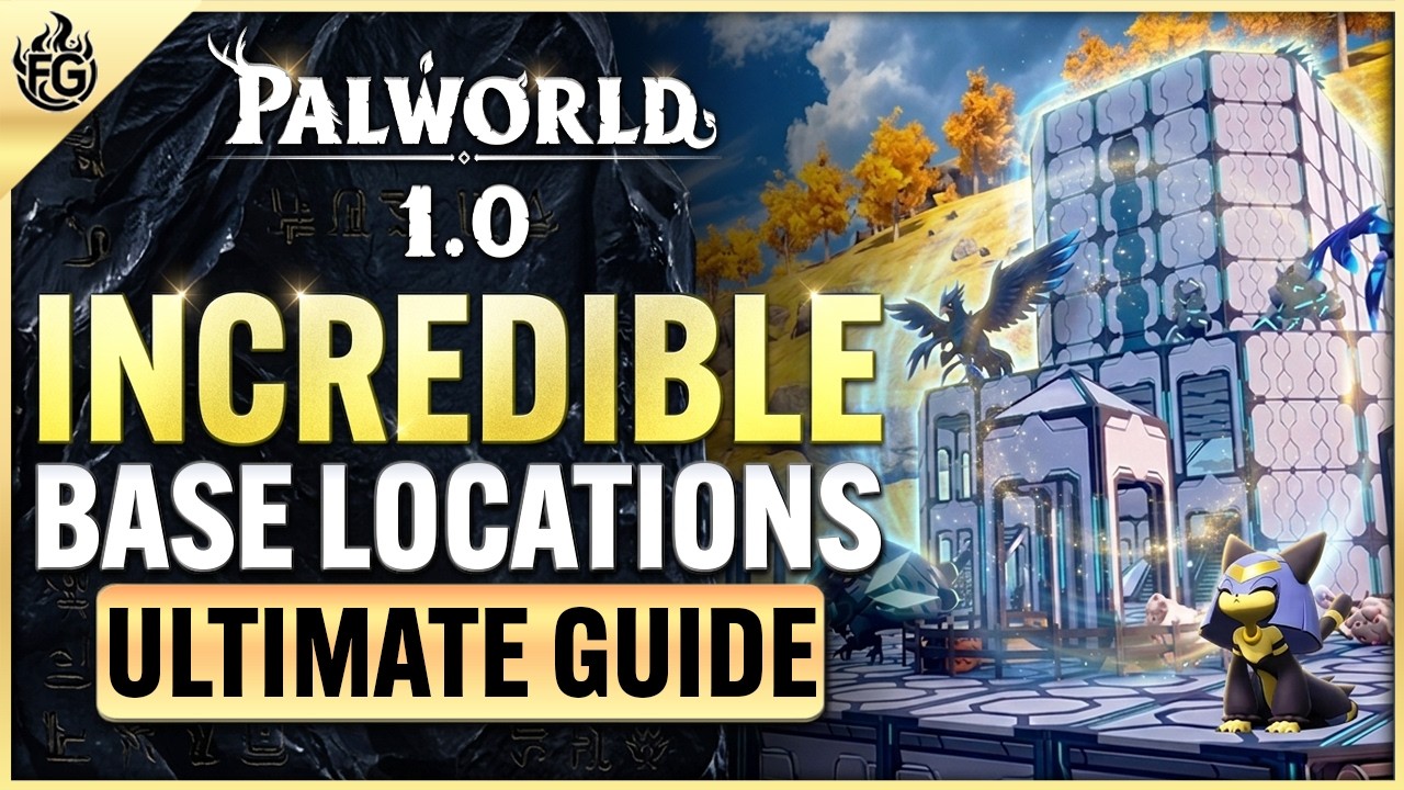 Palworld BEST BASE LOCATIONS To Build Early!
