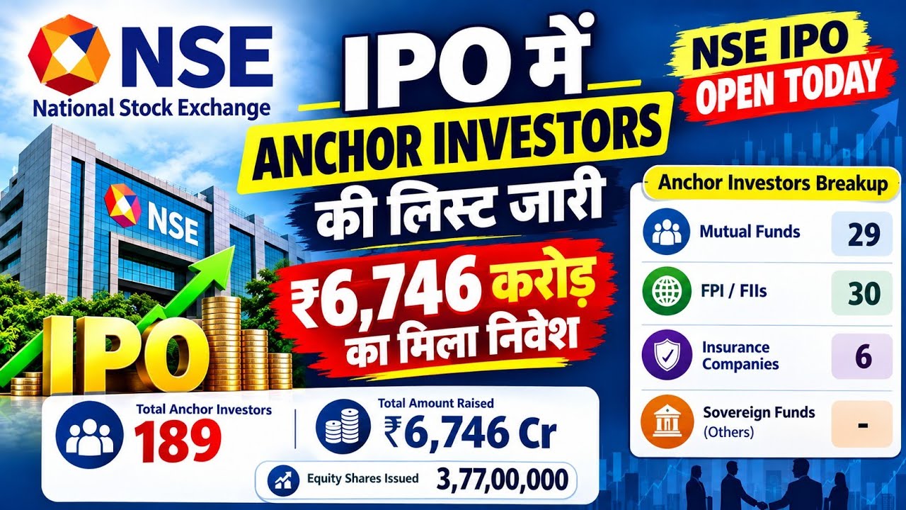 nse ipo. एंकर लिस्ट? nse ipo news. nse ipo review.  ipo news latest. nse ipo latest news