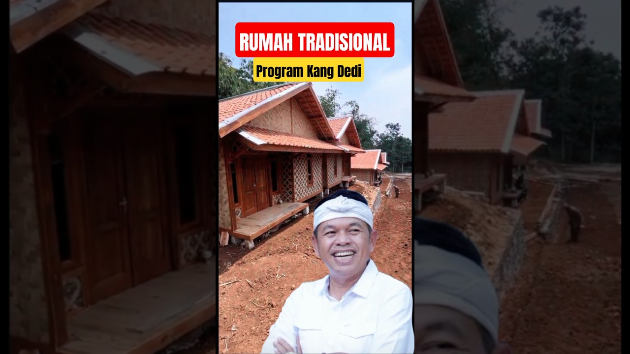 BANTUAN RUMAH TRADISIONAL DARI KDM #kdm #rumah #traditional #viral