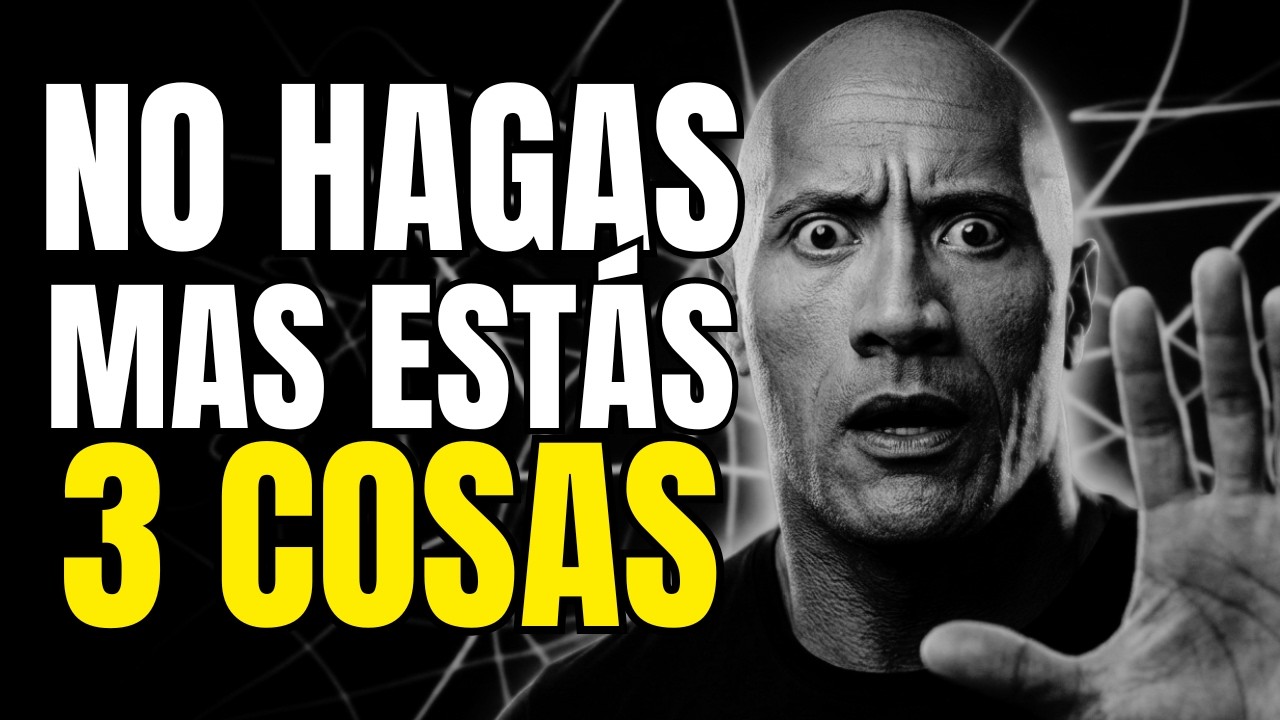 Tu VIDA no CAMBIA porque Estás TOMANDO estas 3 DECISIONES sin saberlo / Discurso Motivacional