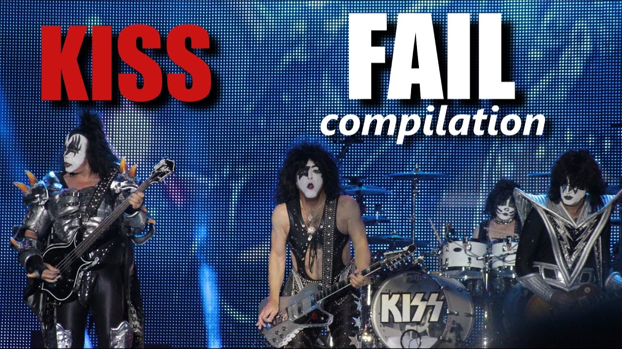 Kiss FAIL compilation | RockStar FAIL