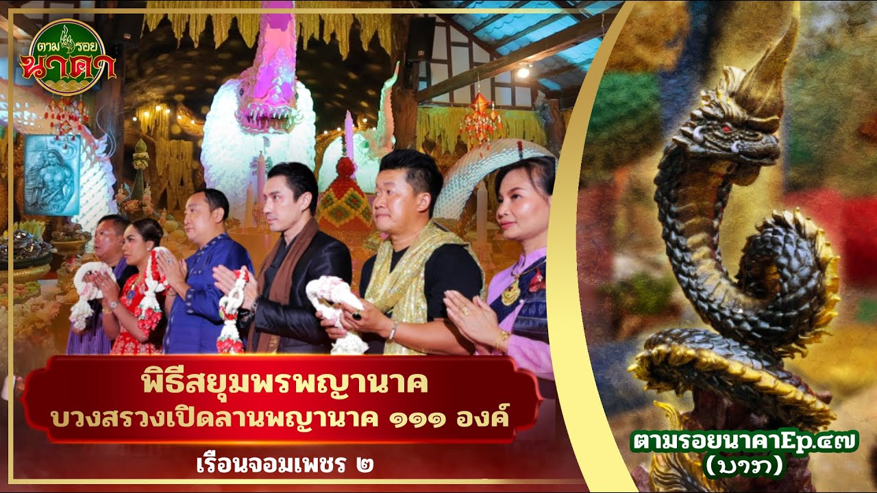 ตามรอยนาคาEp.47(ນາກ) : พิธีแต่งงานพญานาค - เปิดลานพญานาค 111 องค์ ณ เรือนจอมเพชร 2