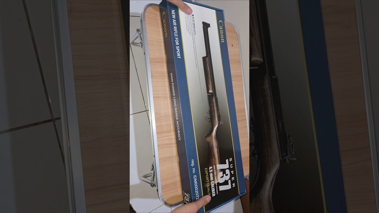 Canon 737 (Fiber) Air Rifle Unboxing #airgun #airrifleshooting #unboxing