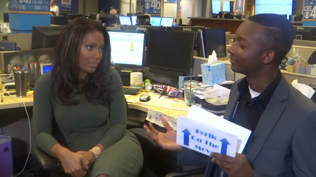 Tyrik Wynn Interviews CBS 46's Sharon Reed - Tyrik On The Move