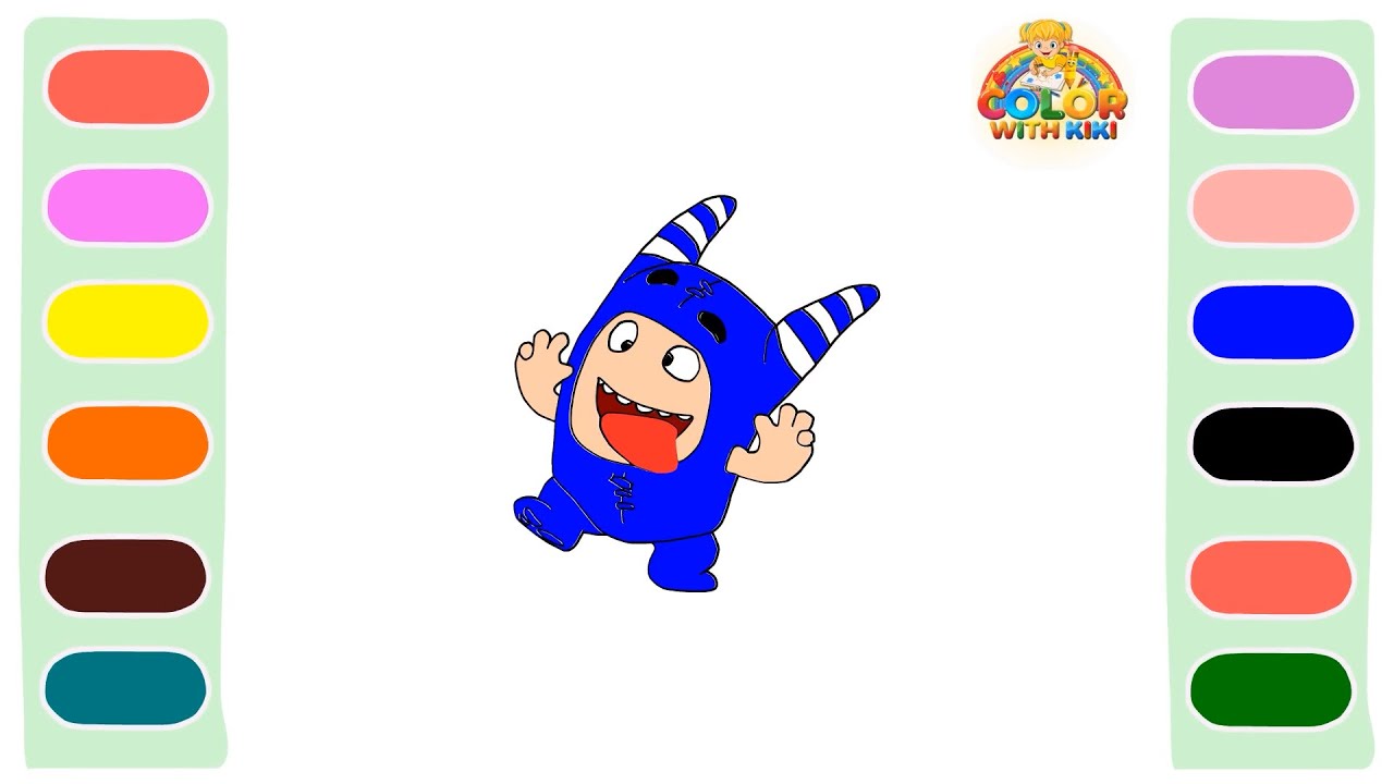 Learn to Draw Oddbods-fuse  Drawing and Coloring Tutorial for Kids