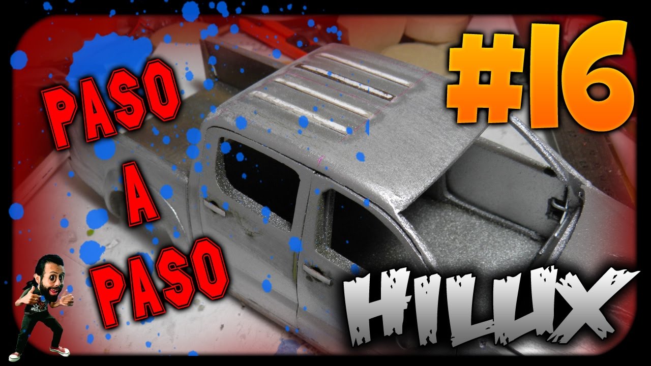 PASO a PASO #16 TOYOTA HILUX // REPLI-CART //  CHAPAS Y DECORACIÓN TECHO
