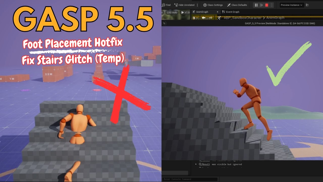 GASP 5.5: Stairs Hot-Fix w/ Foot Placement (Temp)