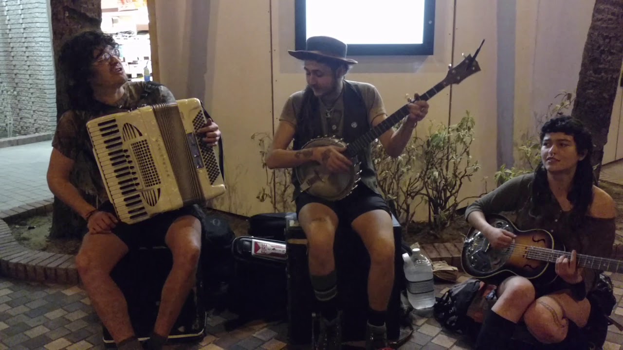 Holy Locust performing in Waikiki, Hawaii