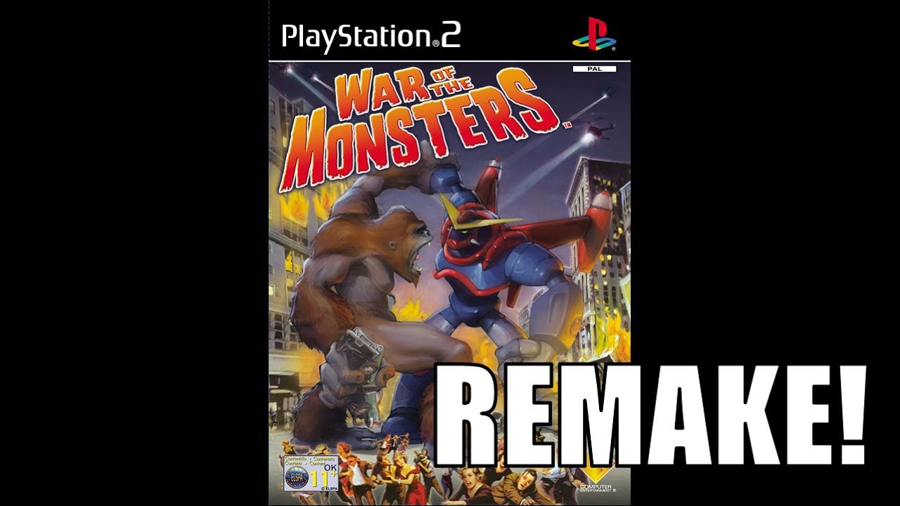 War of The Monsters (PS2) - Cutscenes (With Live Action Movie Clips) 🦍🦖🛸