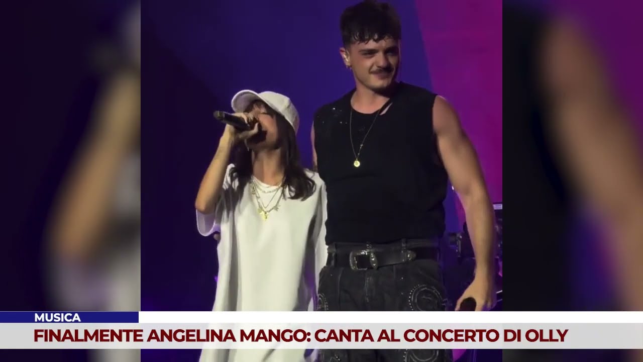 MUSICA. FINALMENTE ANGELINA MANGO: CANTA AL CONCERTO DI OLLY
