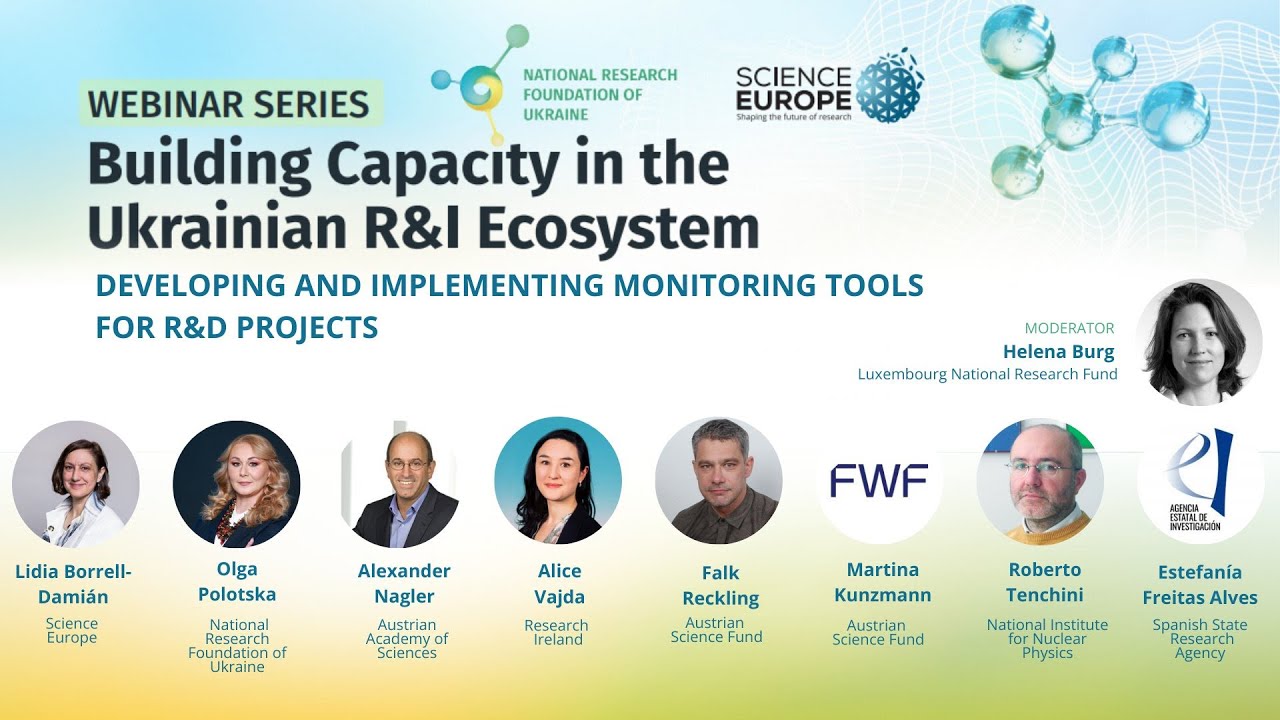 Second Science Europe–NRFU webinar: 