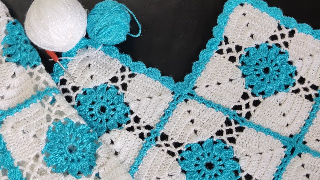 क्रोशिया का zigzag टेबल रनर/New crochet table runner
