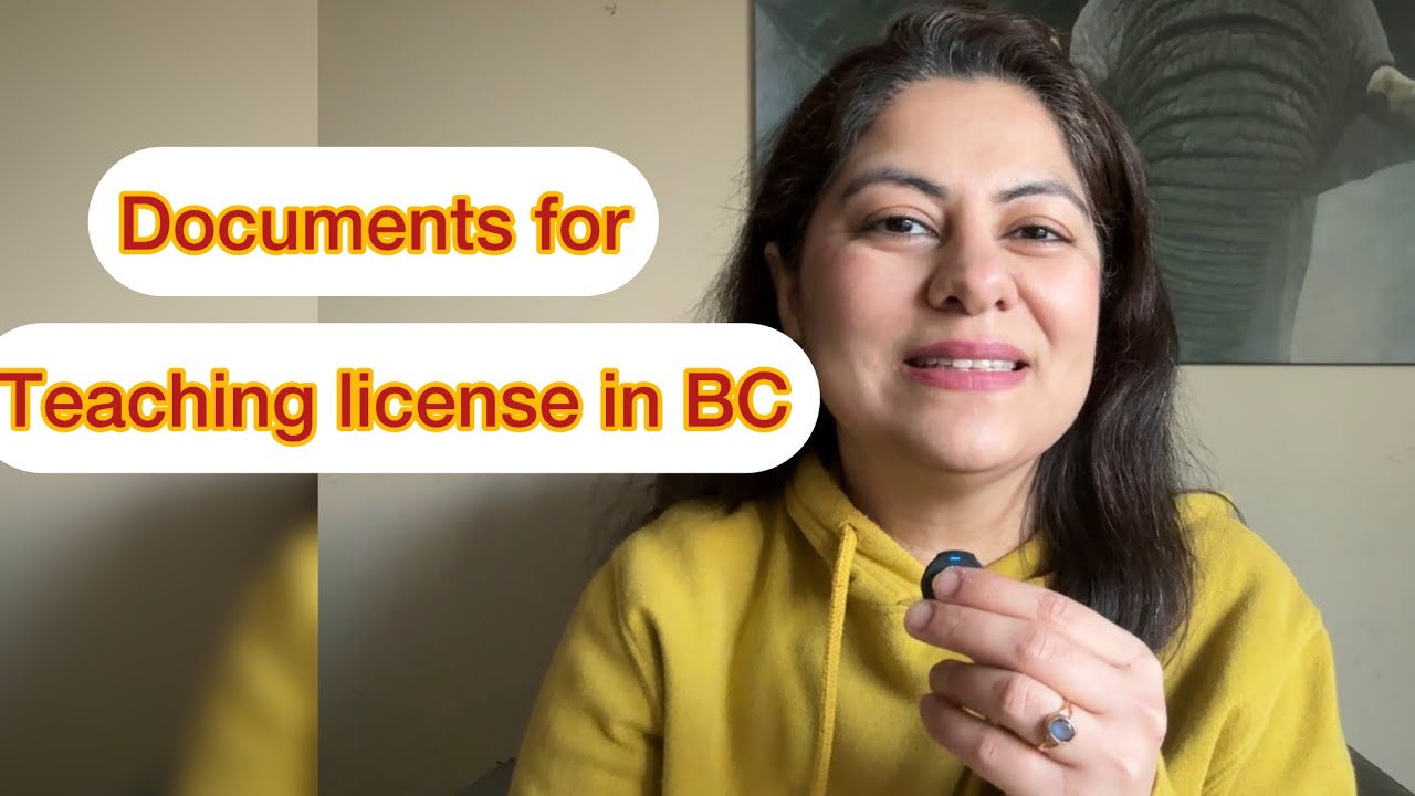 TEP Letter explained| BC Teaching license documents
