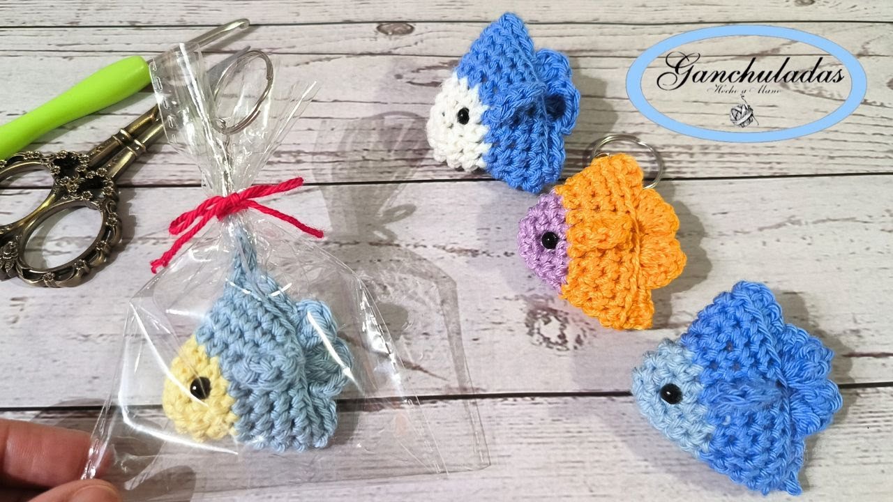 🐠 TUTORIAL PEZ Más FÁCIL y RÁPIDO SIN Costuras en Ganchillo (Crochet) Paso a Paso para Principiantes